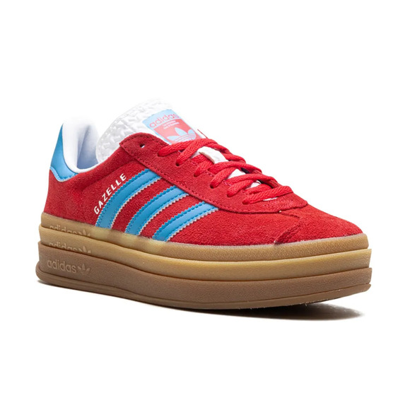 NWOT Adidas Gazelle Platform Tennis Sneakers Active Pink/Semi Blue Burst US 9